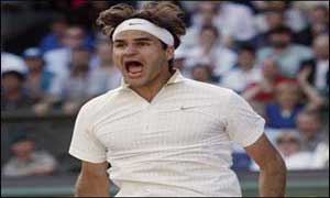 Switzerland's Roger Federer beat inspired American Andy Roddick 5-7 7-6 7-6 3-6 16-14 in a marathon Wimbledon's men's singles final.