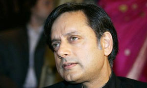 Tharoor said: 'The government of India does not view China or China's development as a threat of any kind.'