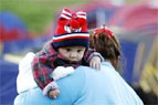 Six-month-olds can comprehend adults' intentions
