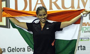 Saina Nehwal has reached his career high ranking of 5th in the world.