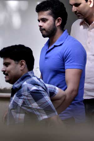 Today in Pics: Sreesanth produced in court