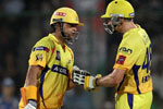 Chennai Super Kings won the toss and elected to bat first in the first play-off in New Delhi today.