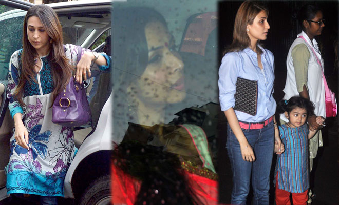 Karisma, Riddhima, Malaika at Ganesh Chaturhi celebrations at Salman Khan's  home